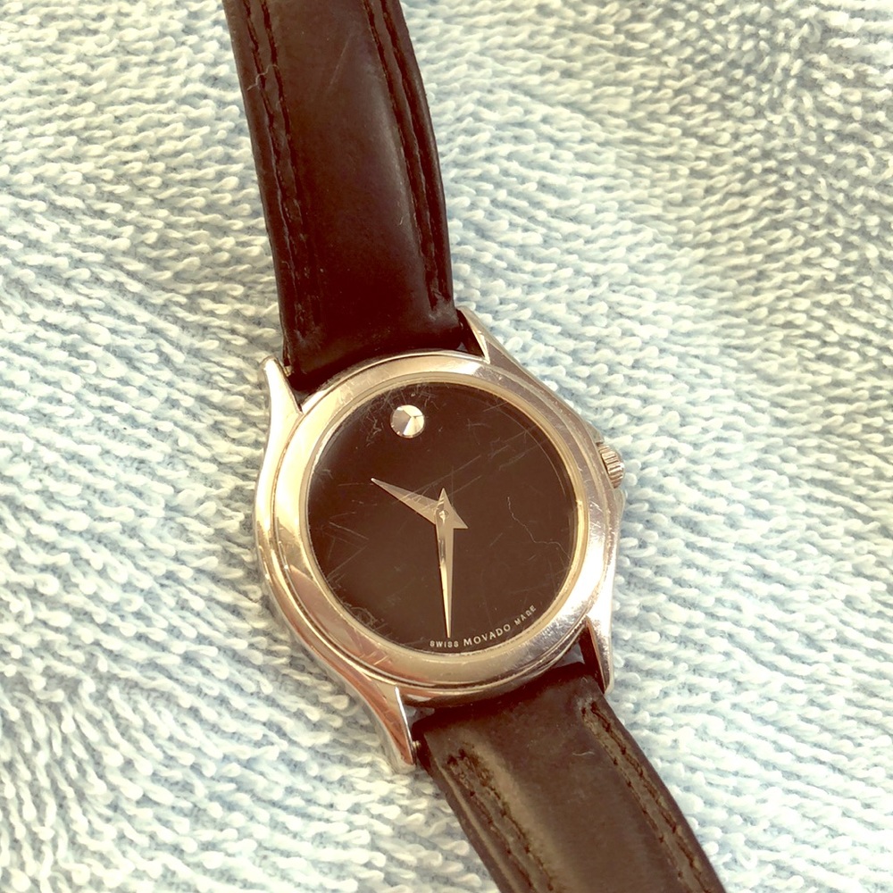 Movado black watch